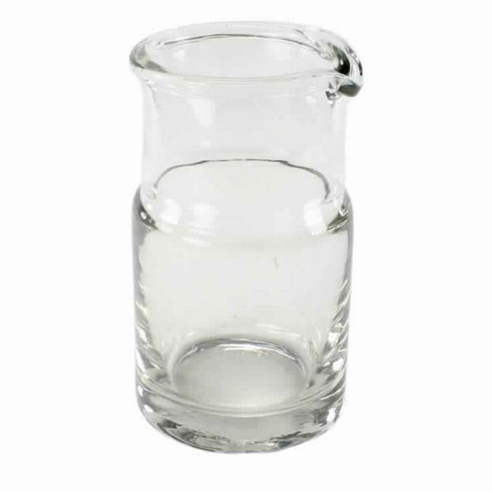 Glass Frame Carafe with Sleek Pouring Top, Clear