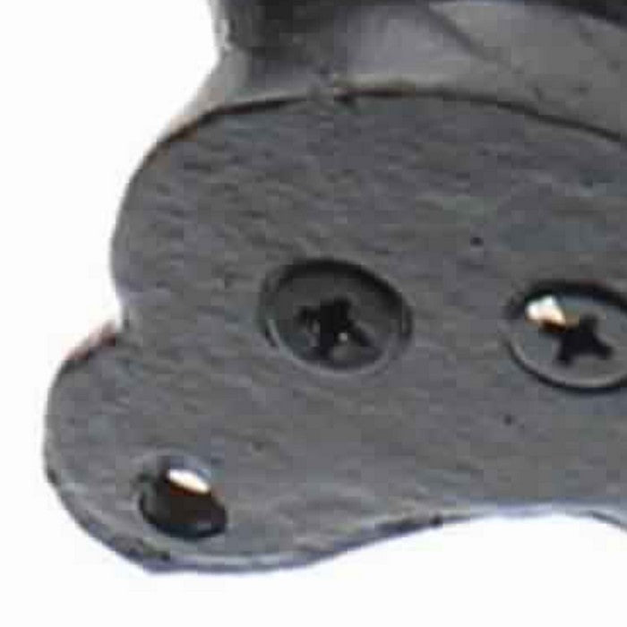 Metal Wall Decor Depicting Left Side Open Hand, Black