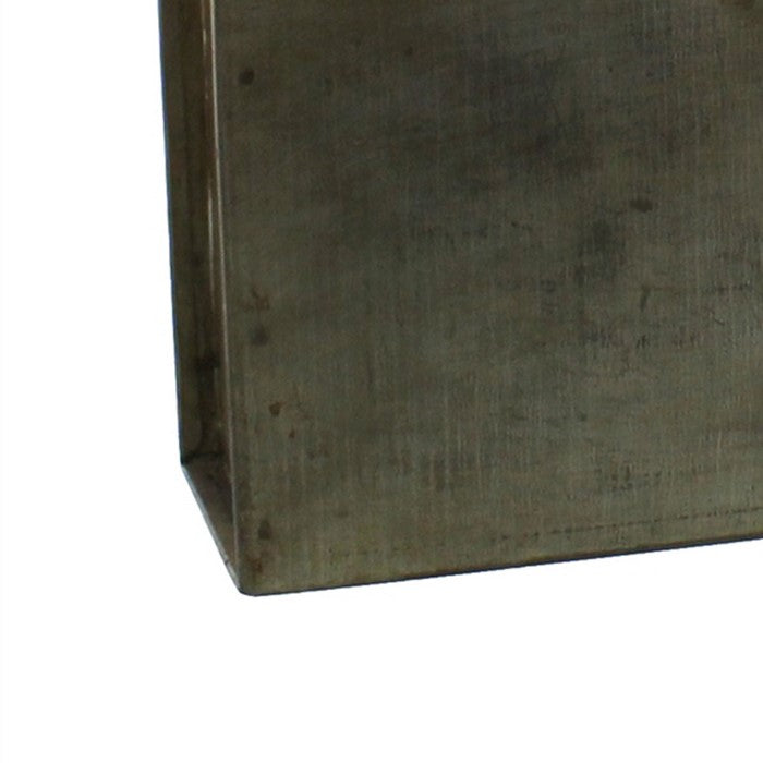 Metal Frame Bottle Holder with Mounting Hardware, Gray