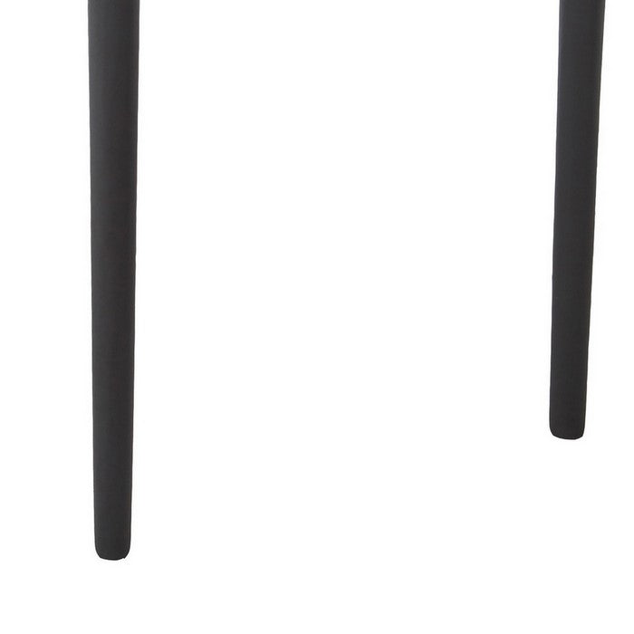 Half Moon Shape Wooden Console Table with Round Legs, Gray