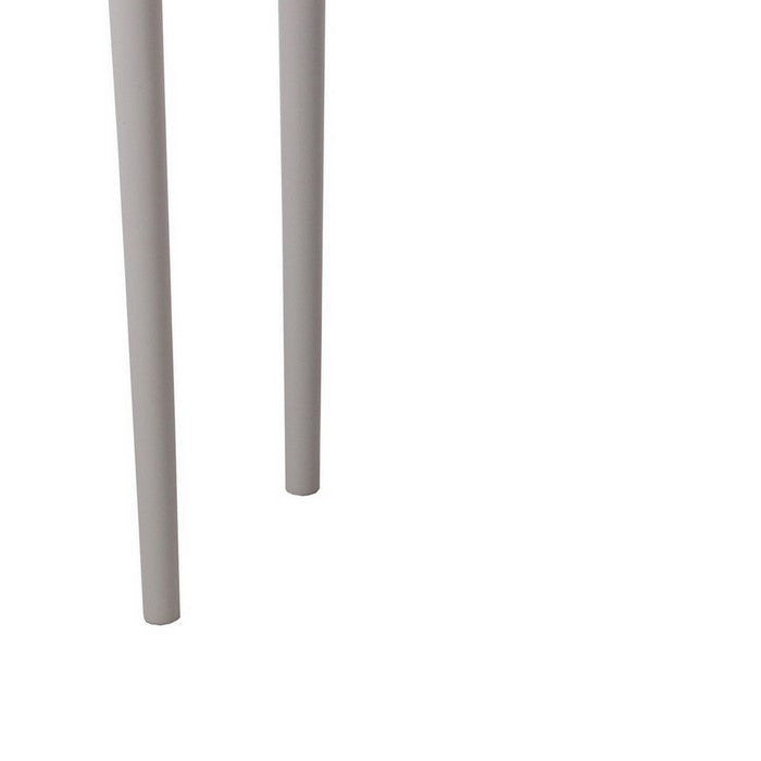 Wooden Rectangular Console Table with Round Tapered Legs, Light Gray