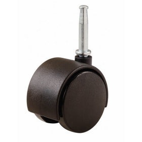 Shepherd Hardware 9402 1-5/8-Inch Office Chair Caster, Twin Wheel, 5/16-Inch Stem Diameter, 40-lb Load Capacity, 2-Pack