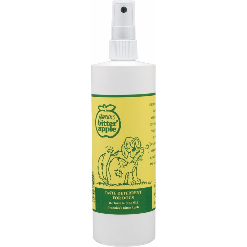 Grannick's Bitter Apple for Dogs Spray Bottle, 16 Ounces