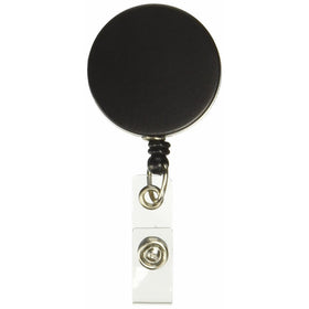 ID Card Reel, Belt Clip, Extends up to 30", Black/Chrome (Sold Individually) BAU68814 Category: Name Badges and Badge Labels