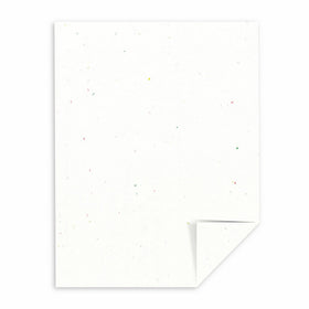 Astrobrights Colored Cardstock, 8.5” x 11”, 65 lb/176 gsm, Stardust White (Multi-Color Flecked), 250 Sheets (22401)