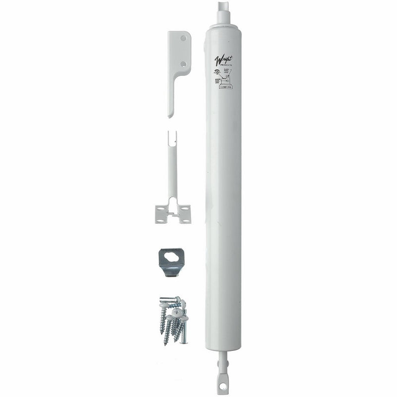 Wright Products V1020WH STANDARD DUTY PNEUMATIC CLOSER, WHITE
