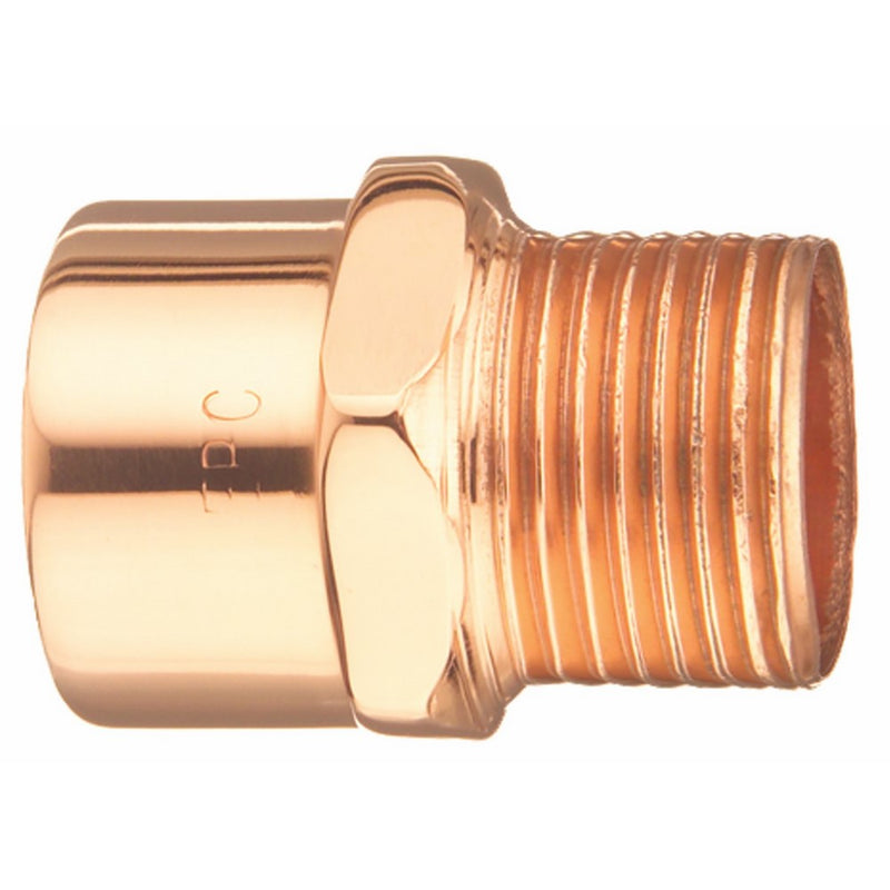 Elkhart Products 104R 1/2X3/4" 1/2-Inch by 3/4-Inch Copper Male Adapters