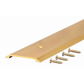 M-D Building Products 9613 Premium Aluminum Flat Top Threshold, 2-1/2-by-36 Inches, Brite Gold