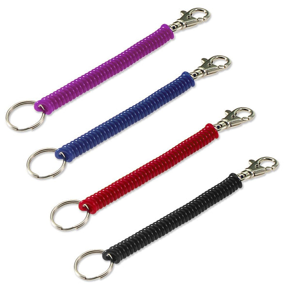 Lucky Line 41301 Mini Designer Key Coil, Colors Vary