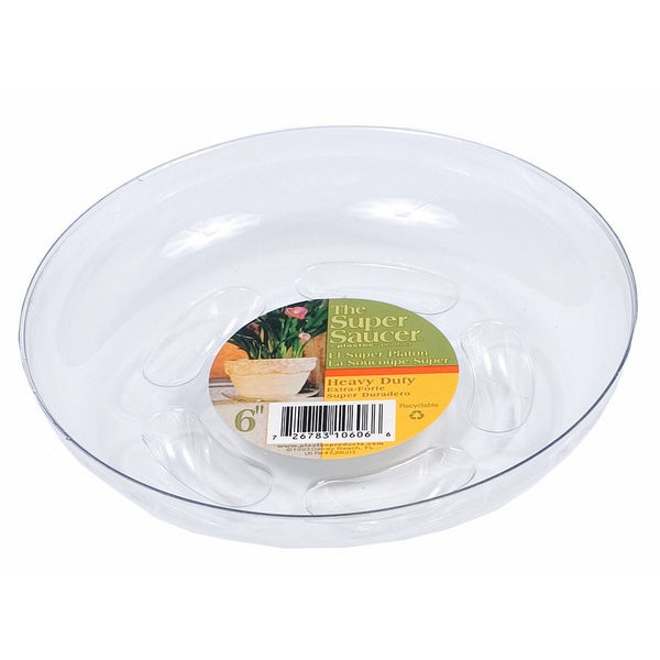 Plastec SS006 Super Saucer For Planters, 6-Inch