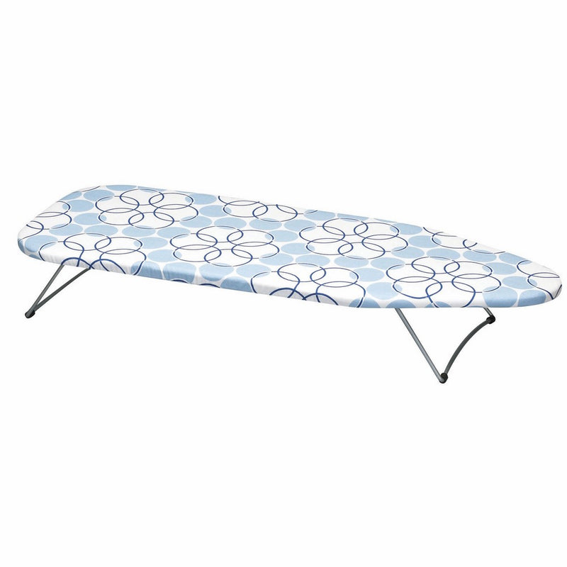 Household Essentials 122101 Small Tabletop Ironing Board with Folding Legs - Magic Rings Cover and Pad