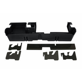 Du Ha Under Seat Storage Fits 07-17 Toyota Tundra Double Cab with Subwoofer, Black, Part #60061