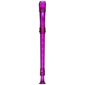 Grover TD180PR Tudor Candyapple 2 Piece Recorder, Purple