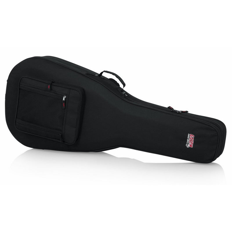 Gator Cases Lightweight Polyfoam Guitar Case for Dreadnaught Style Acoustic Guitars; Fits both 6 & 12 String (GL-DREAD-12)
