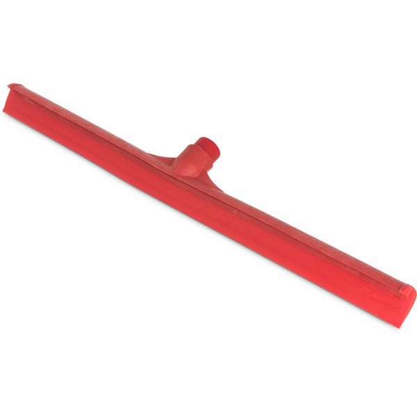 Carlisle 3656805 Solid One-Piece Foam Rubber Head Floor Squeegee, 24" Length, Red