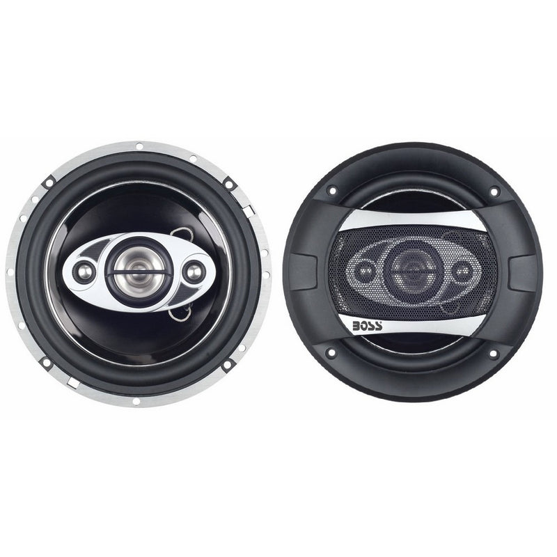 Boss Audio P65.4C 400 Watt (Per Pair), 6.5 Inch, Full Range, 4 Way Car Speakers (Sold in Pairs)