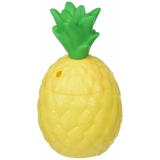 Rhode Island Novelty Pineapple Plastic Cup, 8 oz, Pack of 12