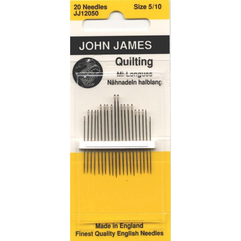 Colonial Needle Quilting/Betweens Hand Needles-Size 5/10 20/Pkg