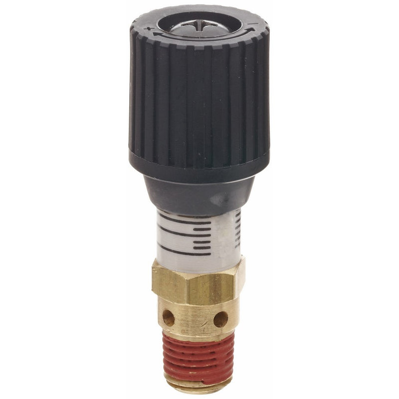 Control Devices CR Series Brass Pressure Relief Valve, 0-100 psi Adjustable Pressure Range, 1/4" Male NPT