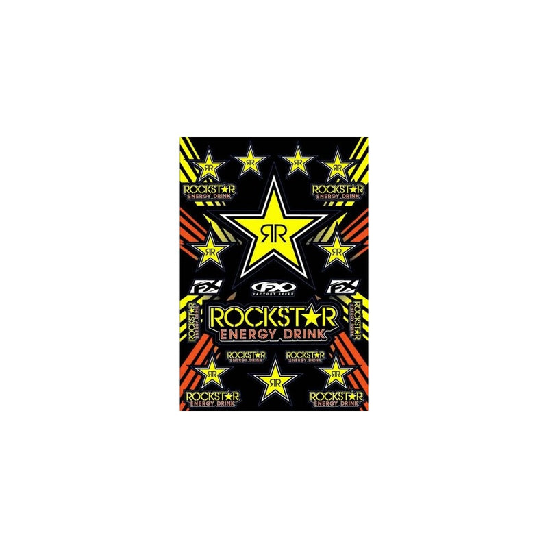Factory Effex 15-68702 Rockstar Energy Sticker Sheet