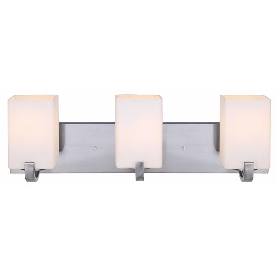 Canarm IVL422A03BN Palmer 3-Light Bath Vanity, Brushed Nickel