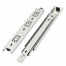 uxcel a12062700ux0356 2 Pcs 10-Inch 3-fold Full Extension Ball Bearing Drawer Slides