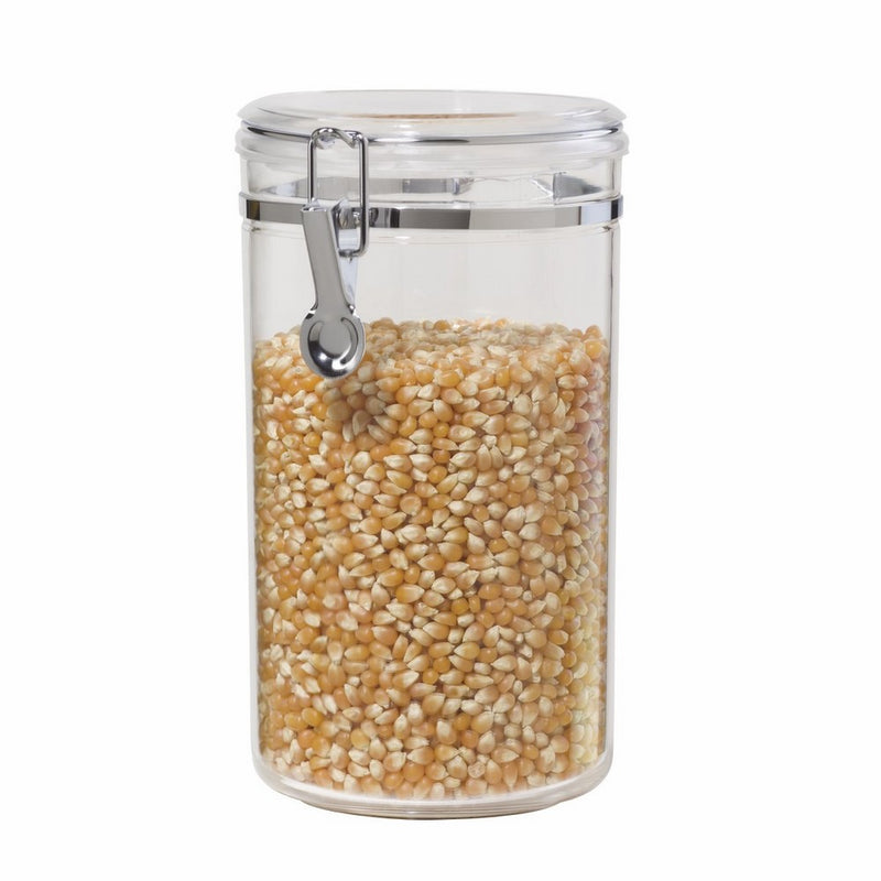 Oggi 72-Ounce Clear Acrylic Canister with Locking Clamp