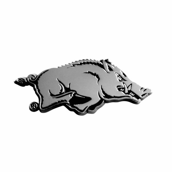 FANMATS NCAA University of Arkansas Razorbacks Chrome Team Emblem