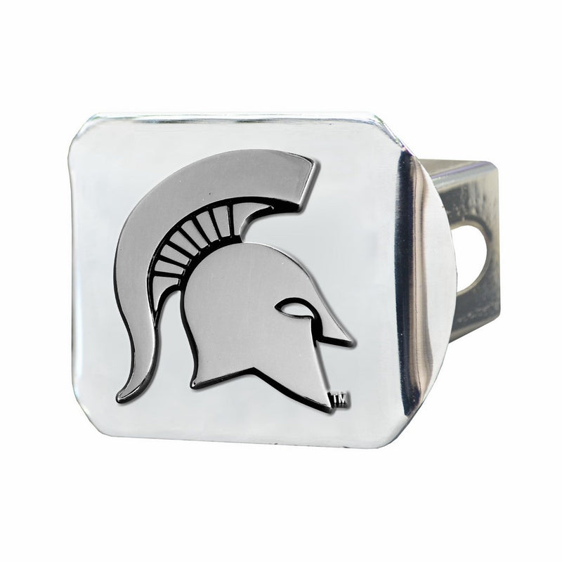 FANMATS15073NCAA Michigan State University Spartans Chrome Hitch Cover