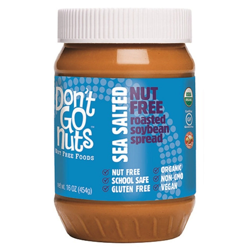 Don't Go Nuts Nut Free Organic Soy Butter, Lightly Sea Salted, 16 Ounce