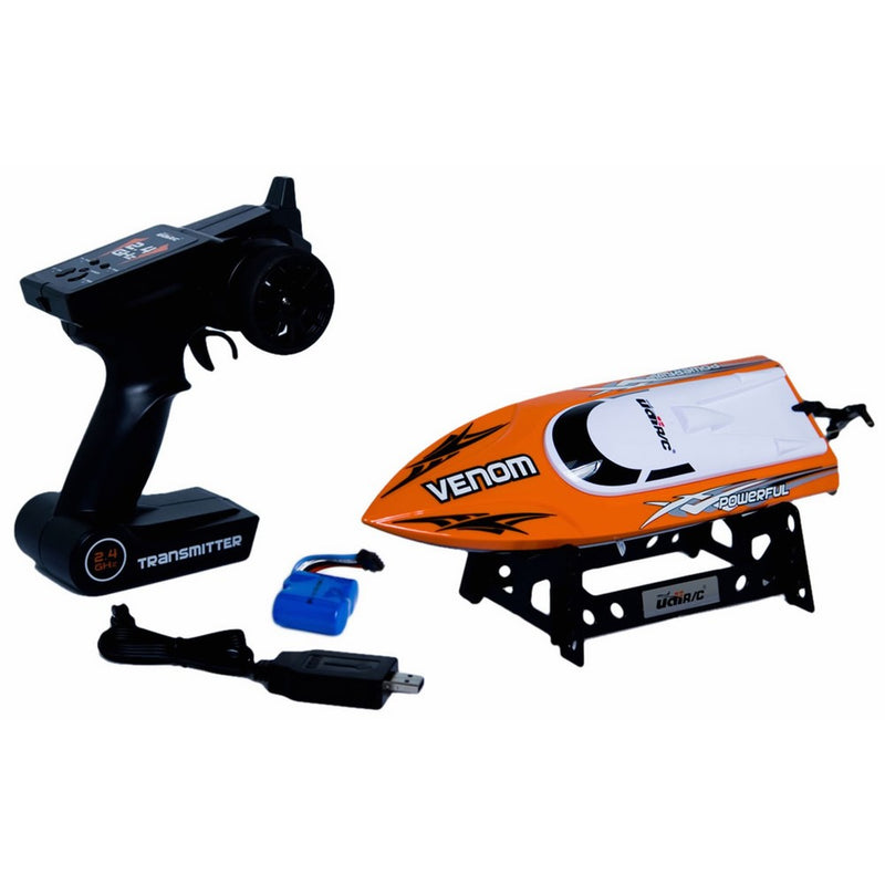 Udirc Venom 2.4GHz High Speed Remote Control Electric Boat (Orange)