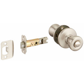 Kwikset 300T 15 CP Tylo Bed/Bath Knob, Satin Nickel