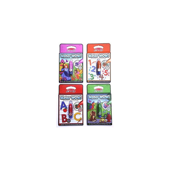 Melissa & Doug On The Go Water Wow Bundle Fairy, Animals, Alphabet and Numbers Paint