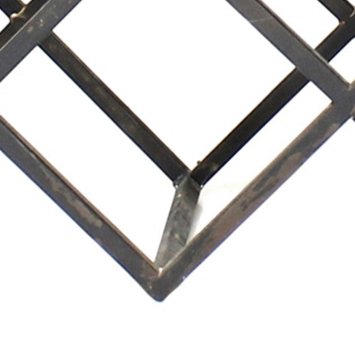 Metal Wine Bottle Rack with 7 Storage Slots, Gray