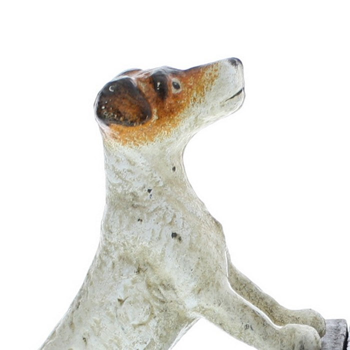 Metal Dog Bookends, Multicolor
