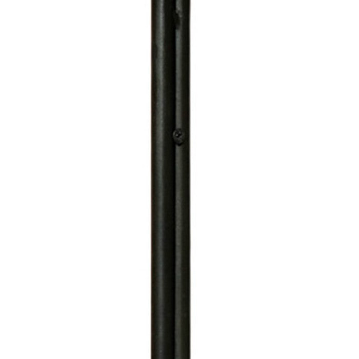 Metal Wall Hook with Key Holes, Black