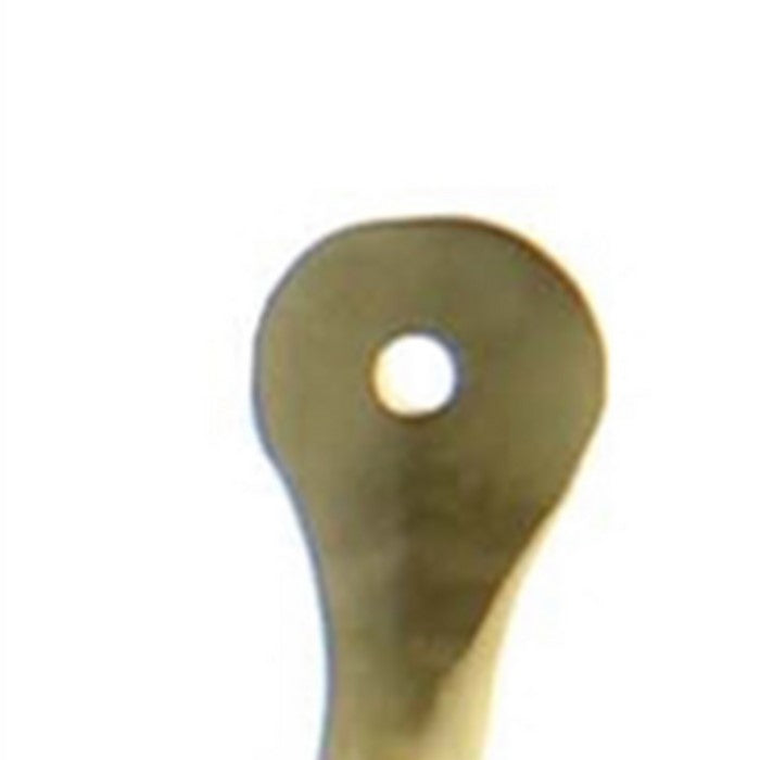 Metal Wall Bar with Holes, Brass