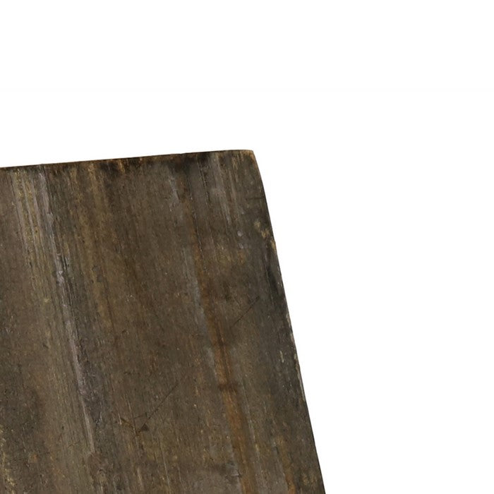 Wood and Metal Magazine Stand, Brown