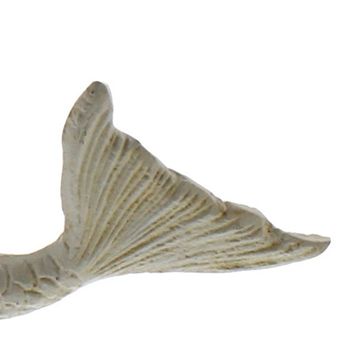 Metal Mermaid Stocking Holder, White