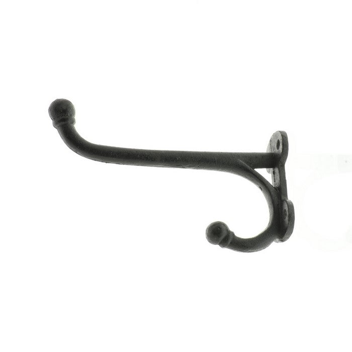 S Shape Metal Wall Hook in Rustic style, Antique Black