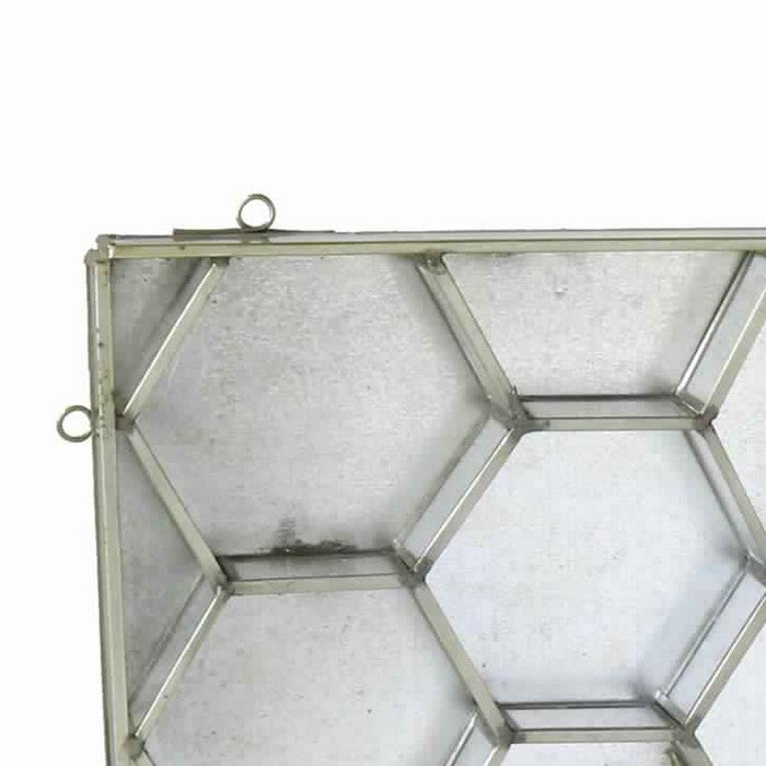 Metal and Glass Wall Case, Brass