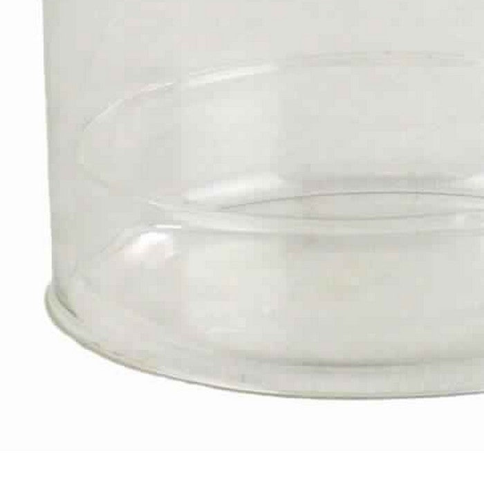 Glass Cloche with Dish, Clear