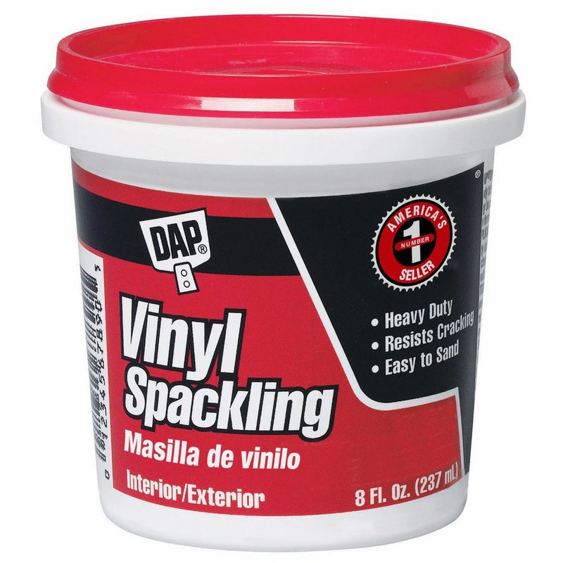 Dap 12130 Vinyl Spackling Compound Interior, 1/2-Pint
