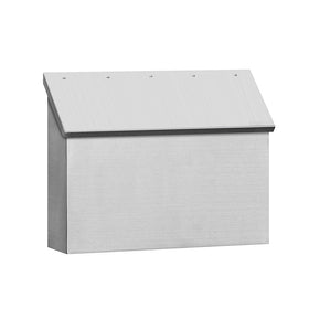 Salsbury Industries 4510Standard Horizontal Style Mailbox, Stainless Steel