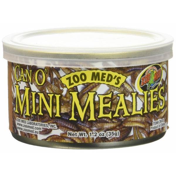Zoo Med Laboratories SZMZM47 Zoo Can O Mini Mealies, 1.2-Ounce