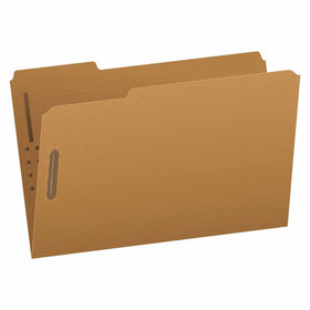 Pendaflex Kraft Fastener Folders, Legal Size, 2 Fasteners, 1/3 Cut, 50/BX (FK312)
