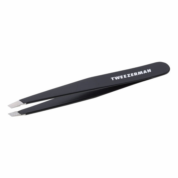 Tweezerman Stainless Steel Slant Tweezer (Black)