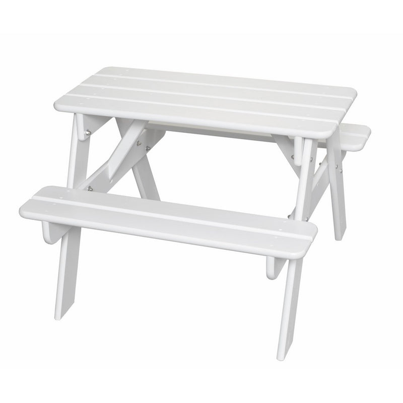 Little Colorado Child's Picnic Table- White