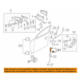 GENERAL MOTORS 92177527 KNOB ASMFRT S D LKG RODANTHRACITE B