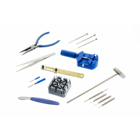 SE JT6221 16-Piece Watch Repair Tool Kit